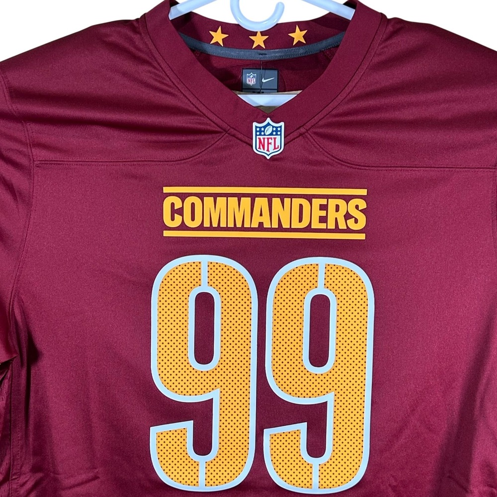Nike Washington Commanders Chase Young‎ 99 Jersey Mens XL Burgundy New